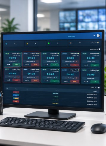 Infection control monitoring system for hospitals — Central monitoring dashboard